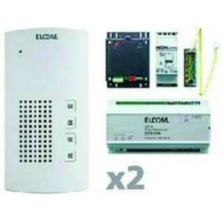ELCOM i2-BUS-Sprechanlagen-Set AKF-02 Audio-Set freisprech 2Teilnehmer