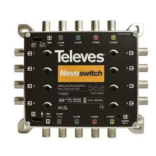 TELEVES Deutschland Guss-Multischalter NEVO MS58C receiverpowered kaskadierbar